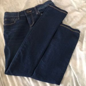 These are blue skinny jeans size 10